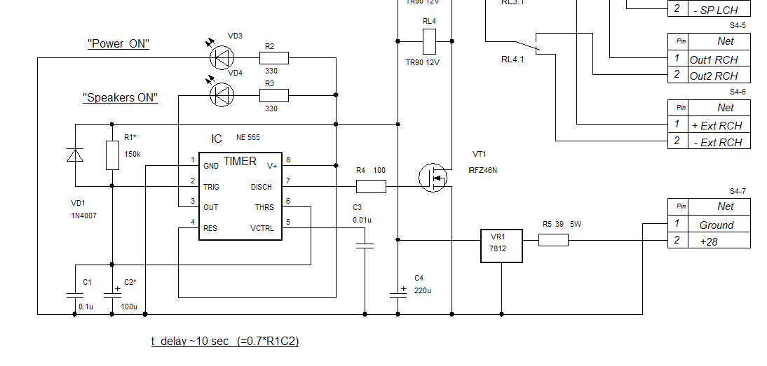 Irfz44n подключение схема