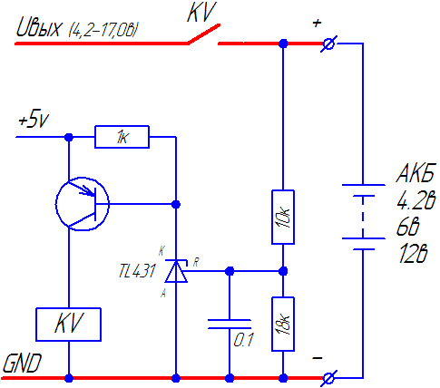 Tl431clp схема включения