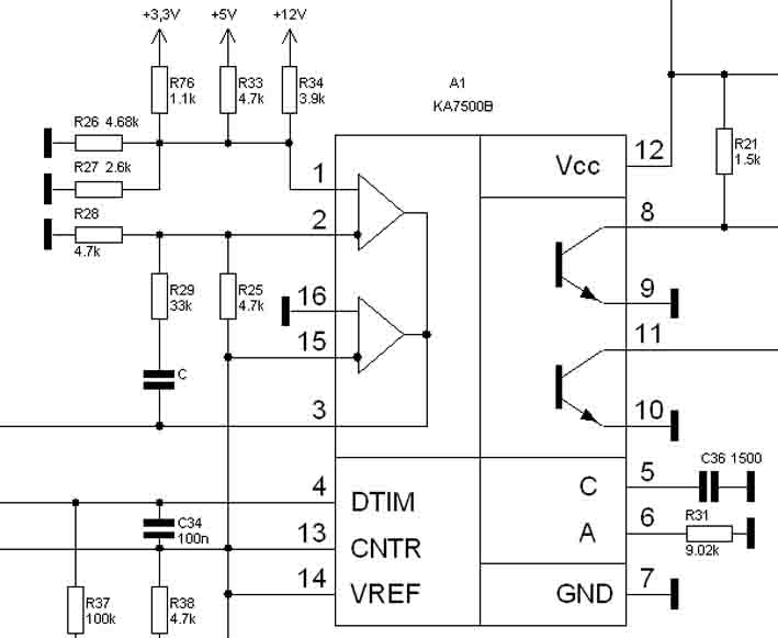 Mc14060bcp схема подключения