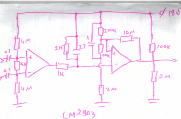 LM2903P, Двойной дифференциальный компаратор, (-40°C...+125°C), [DIP-8]