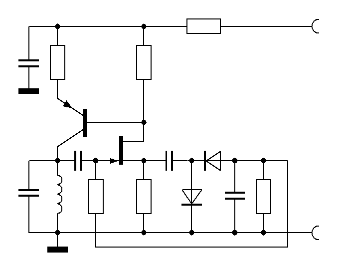 Lc генератор на транзисторе схема