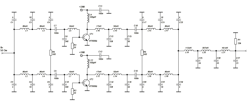 Схема ум 3. Усилитель мощности передатчика кт606. Усилитель мощности на 432мгц на кт930 ra3le. Усилитель для трансмиттера кт368 кт610. Усилитель мощности кв на кт971а.